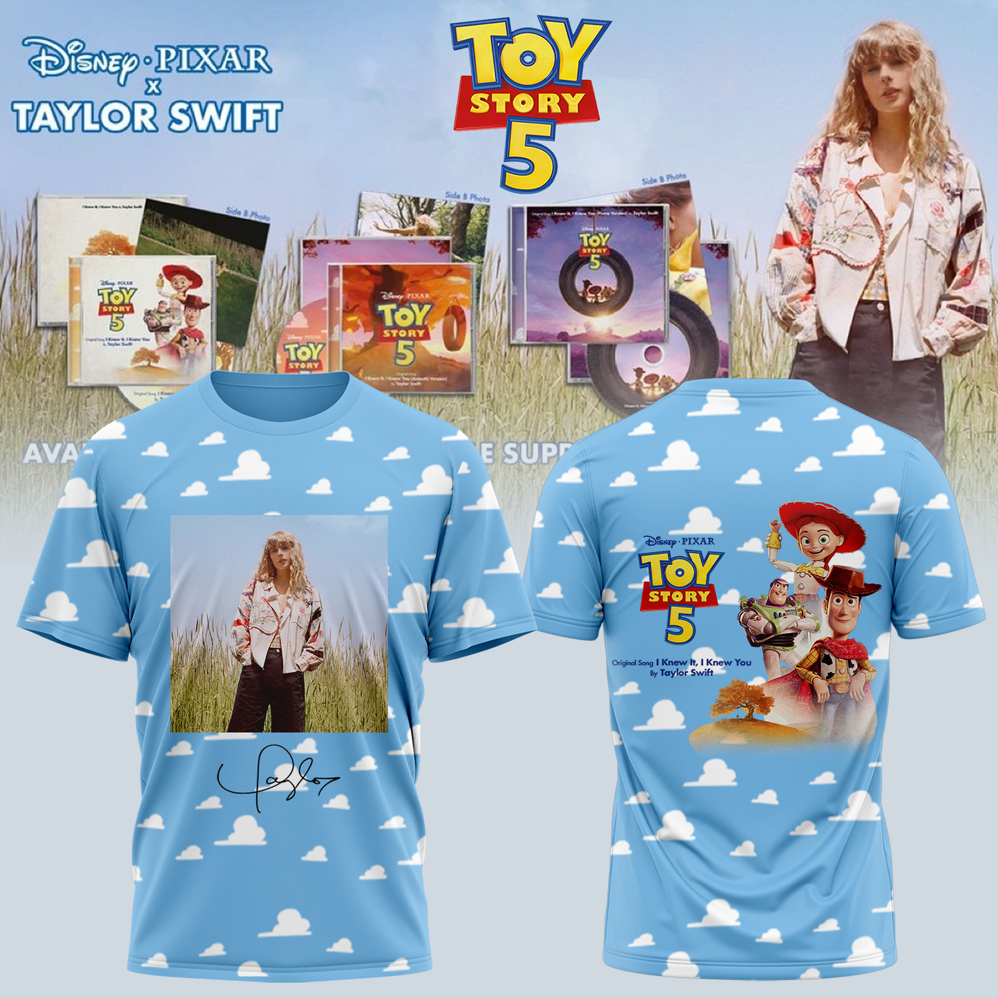 Taylor Swift x Toy Story 5 Limited Edition Signature - SHIRT | RV61