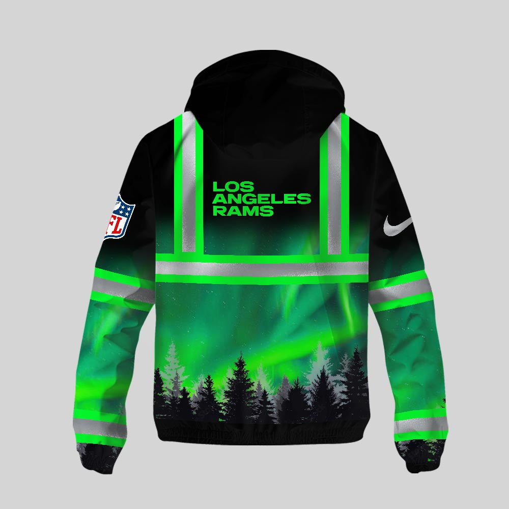 Los Angeles Rams | Premium NFL Northern Lights Hi-Vis Hoodie | GF21