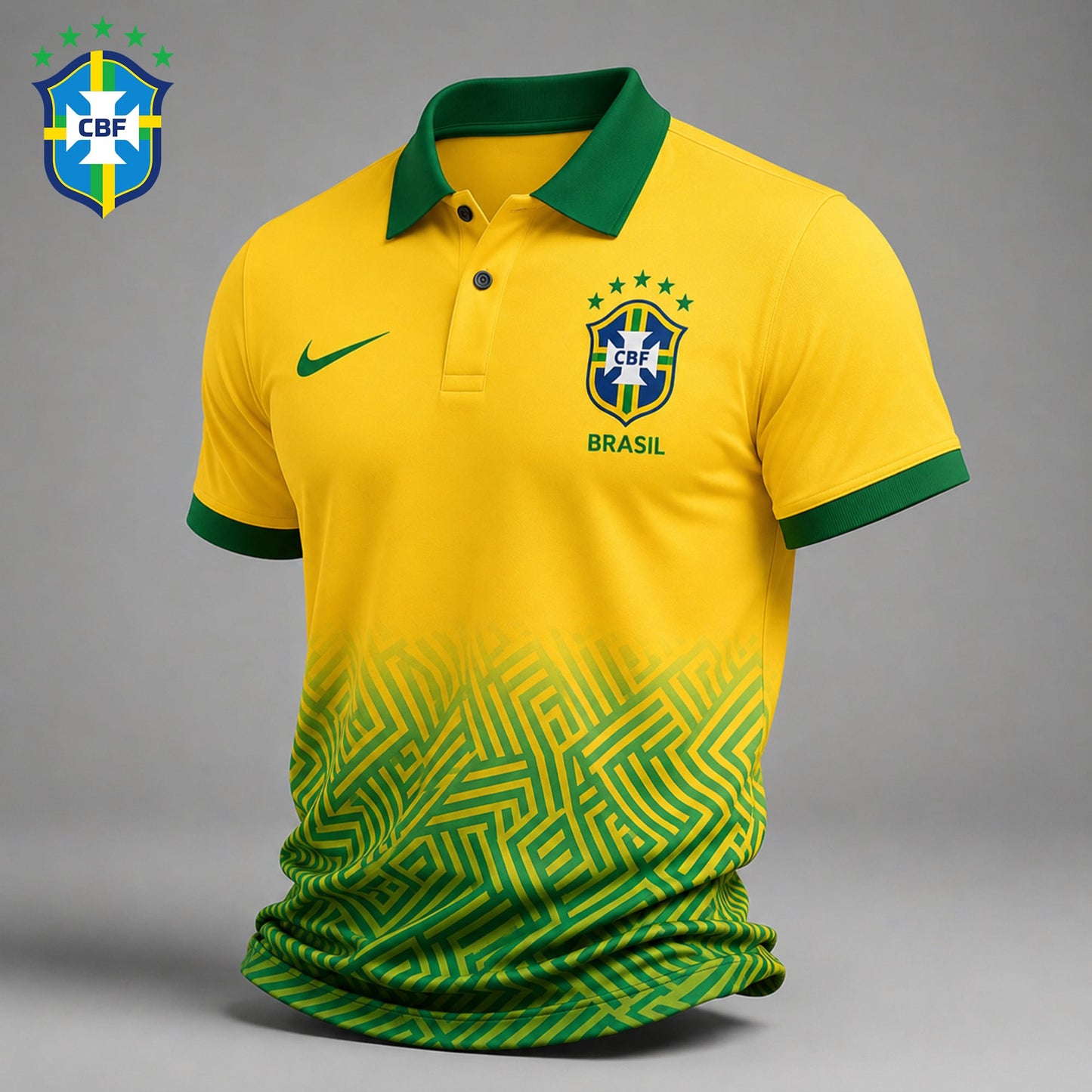 Brazil | Premium WC26 National Pride Polo Shirt NY | HQ84