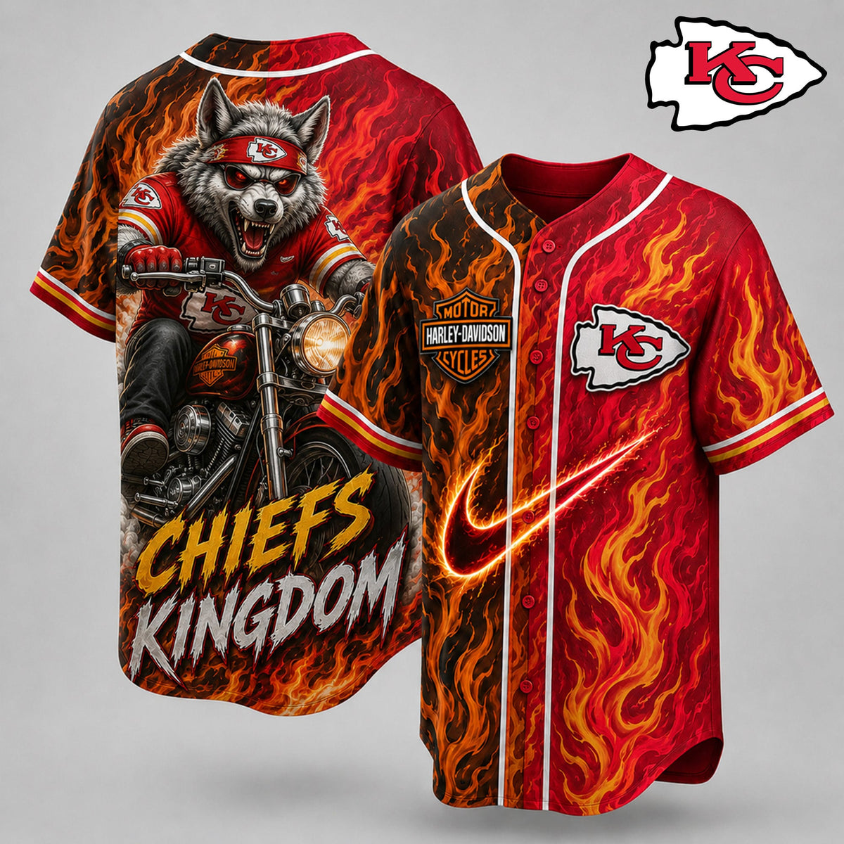 Kansas City Chiefs | Premium NFL Harley Davidson Pride Jersey | AJ17
