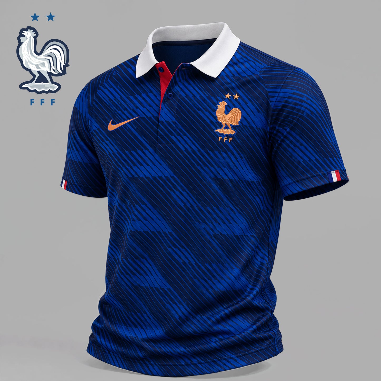 France - Premium WC26 Victory Crest Polo Shirt NY | YL44