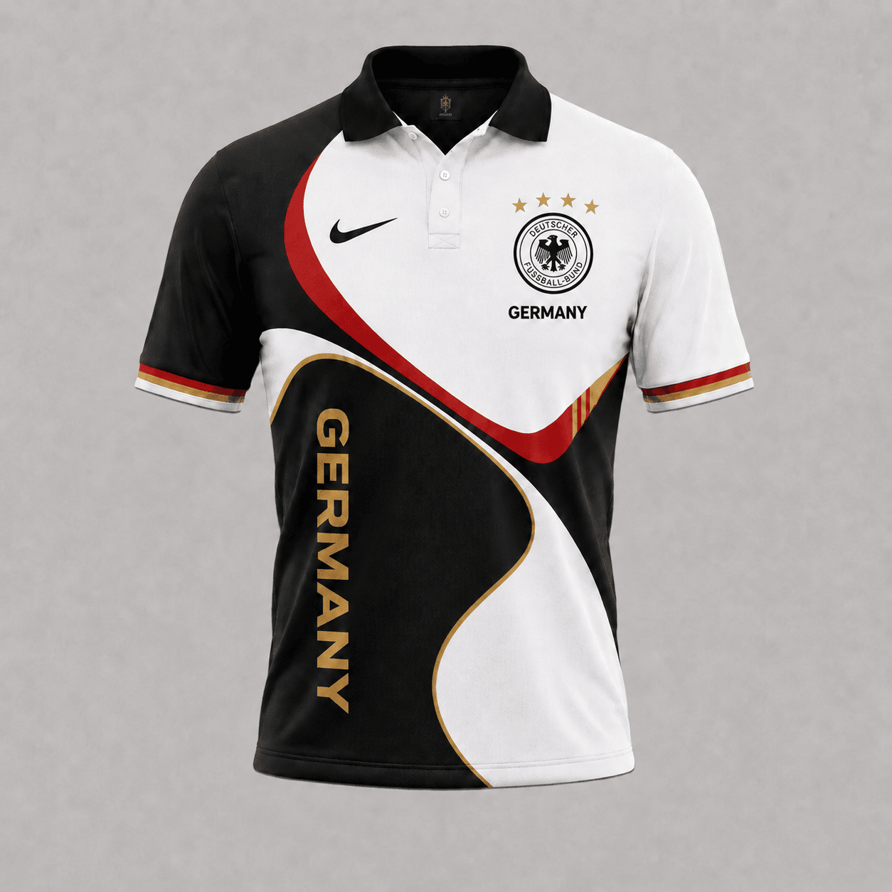 Germany | Premium WC26 Victory Heritage Polo Shirt TD | OG90