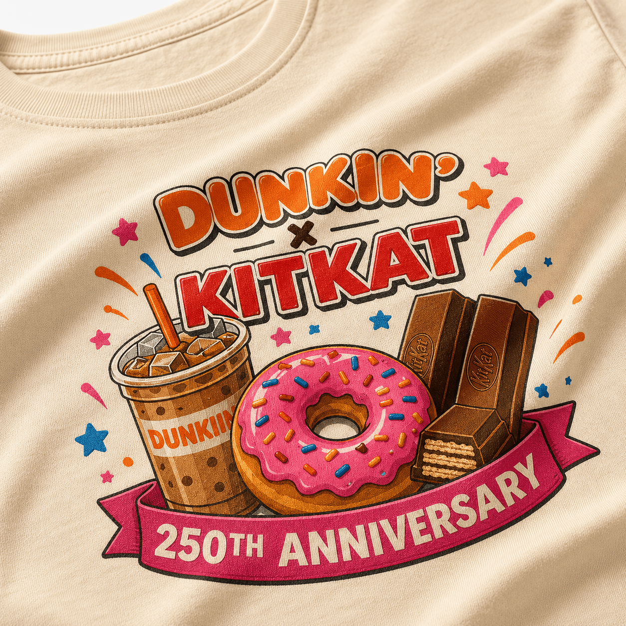 Premium DKDN x KitKat 250th Anniversary 3D Shirt NTH1 | ZZ23