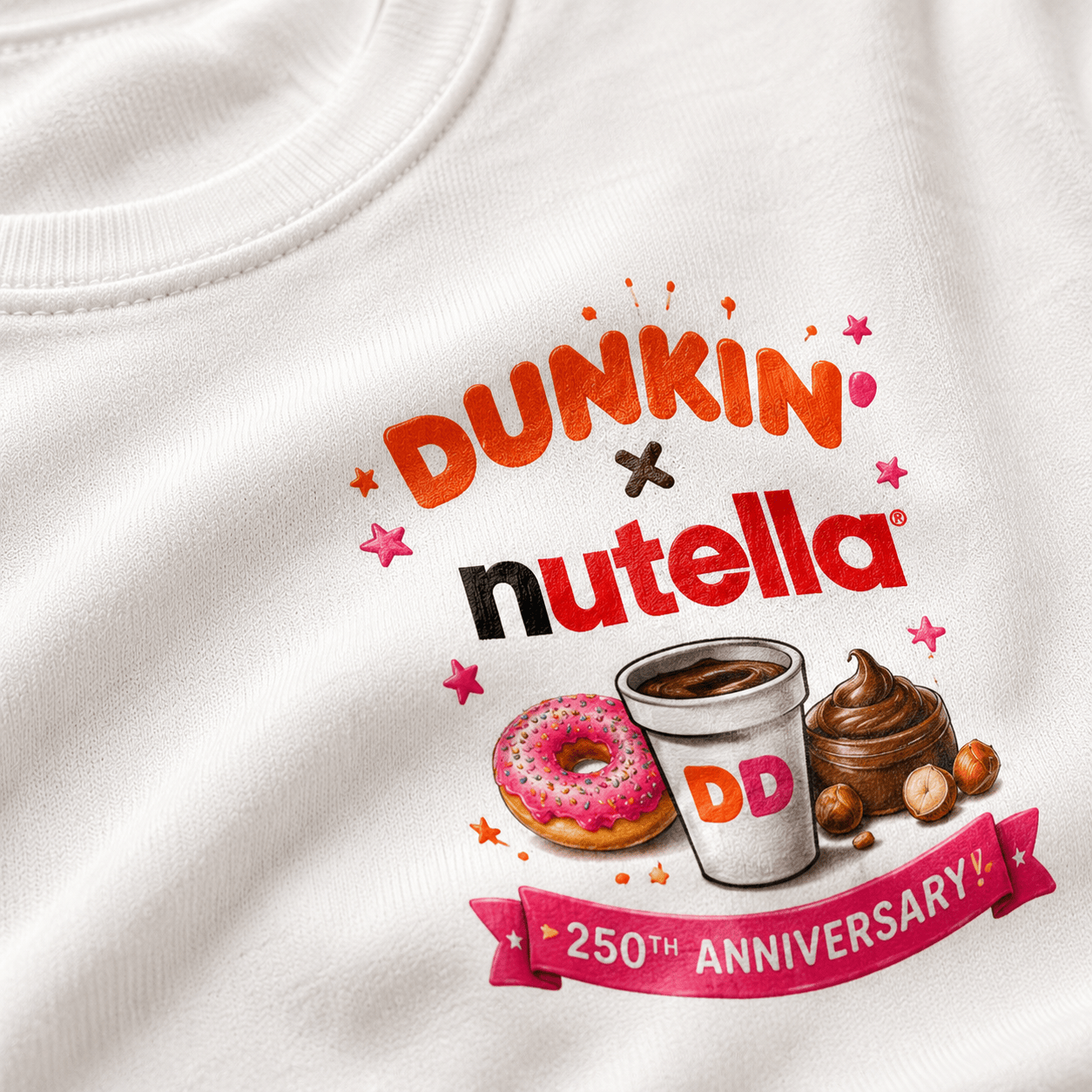 Premium DKDN x Nutella 250th Anniversary 3D Shirt NTH1 | TG66