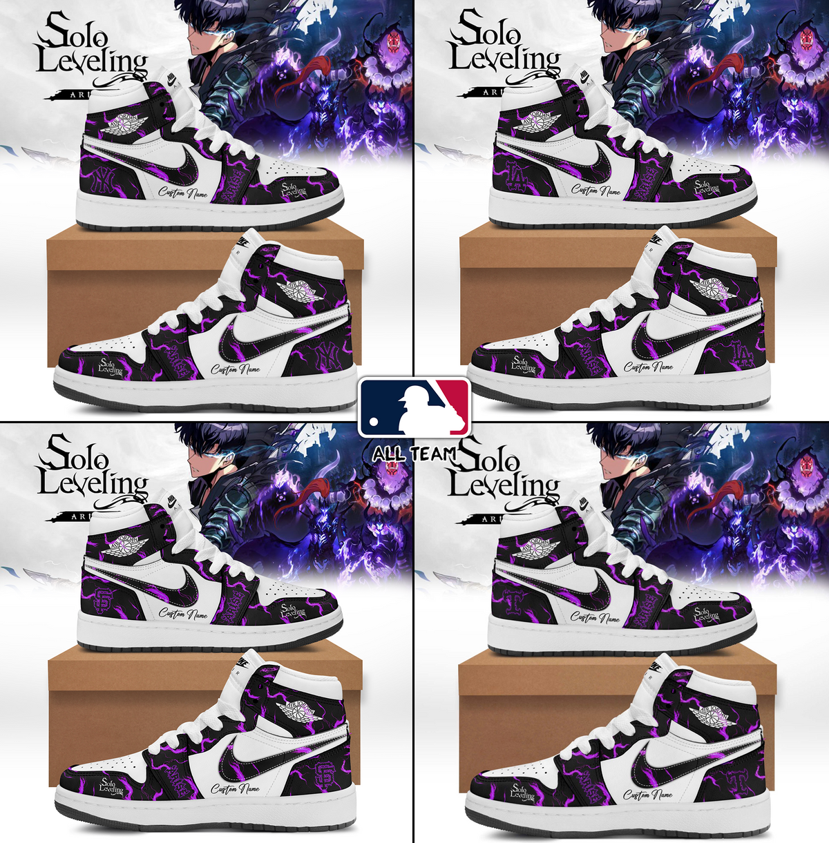 MLB ALL TEAMS x Solo Leveling Special Edition Running Shoes