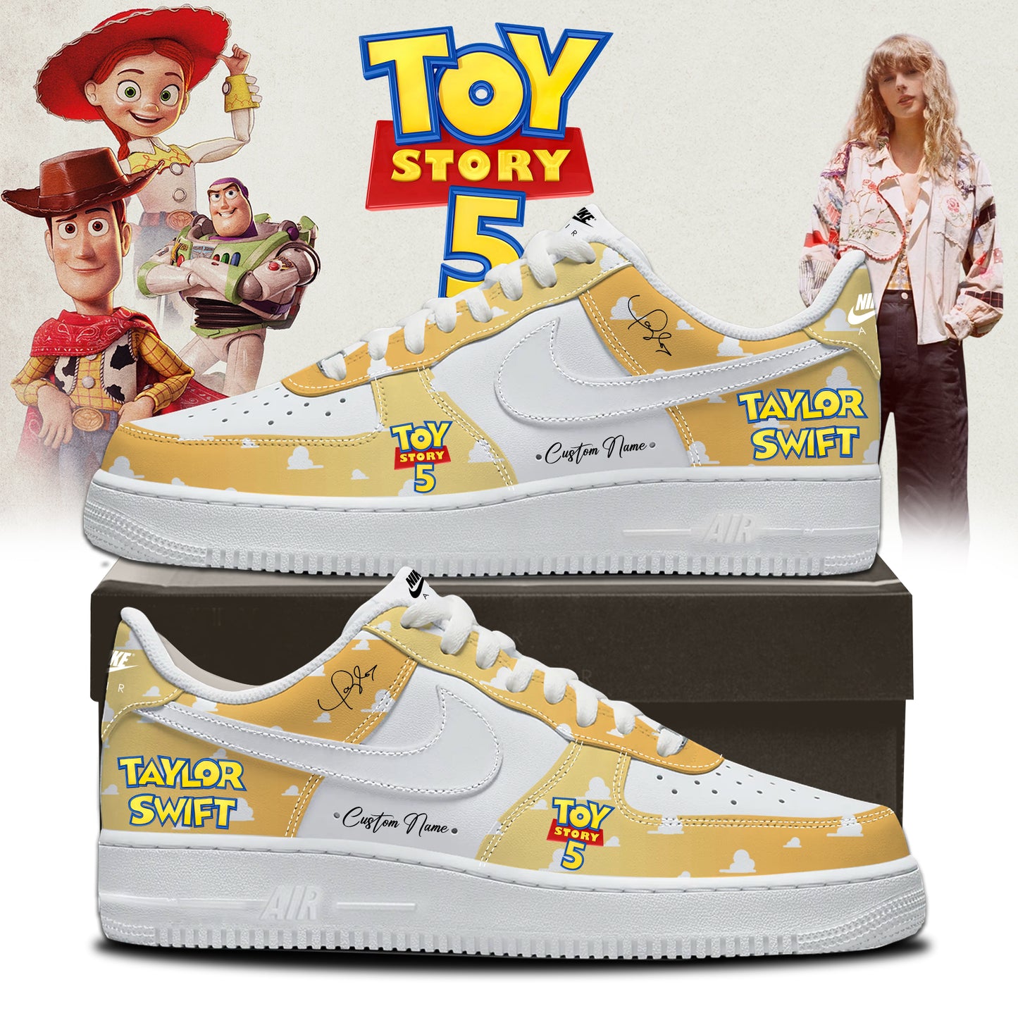 Taylor Swift x Toy Story 5 Limited Edition Signature - AF1 Shoes | RD22