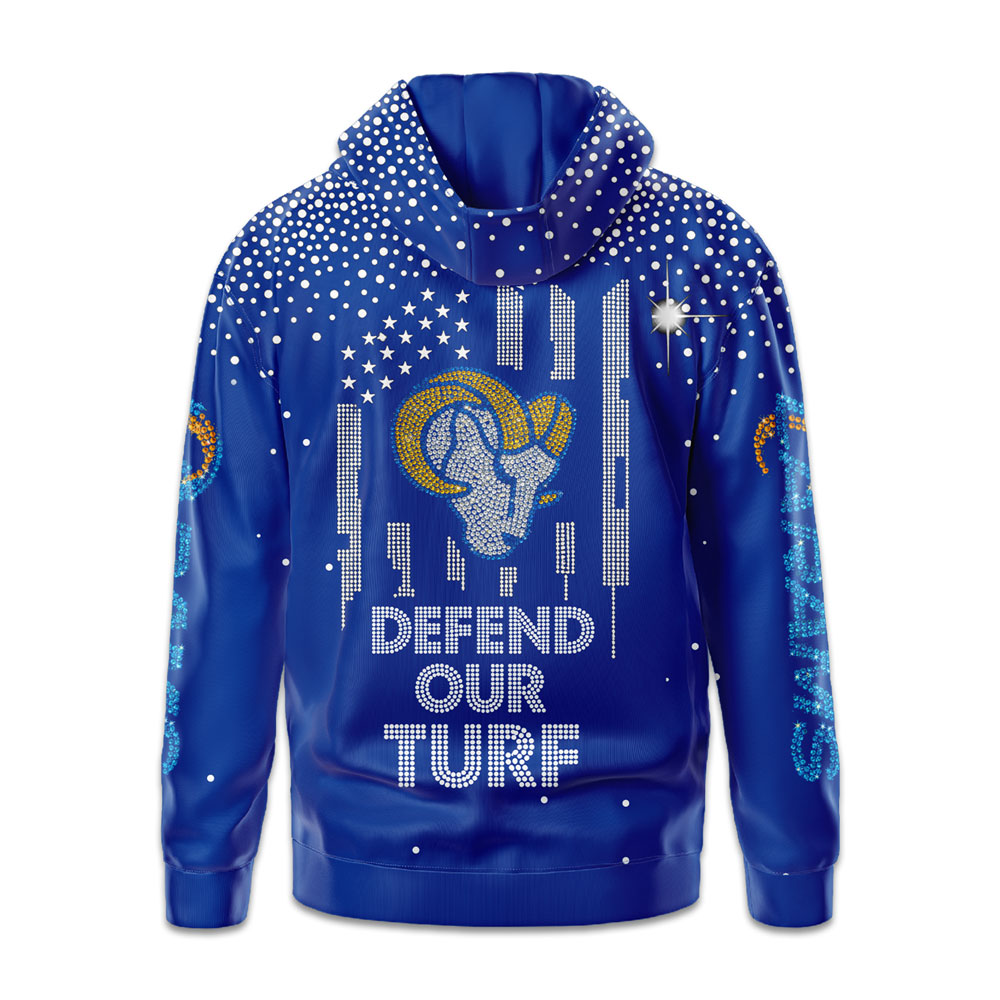 Los Angeles Rams | Premium NFL 2026 Super Bowl 3D Zip Hoodie HY | FN16