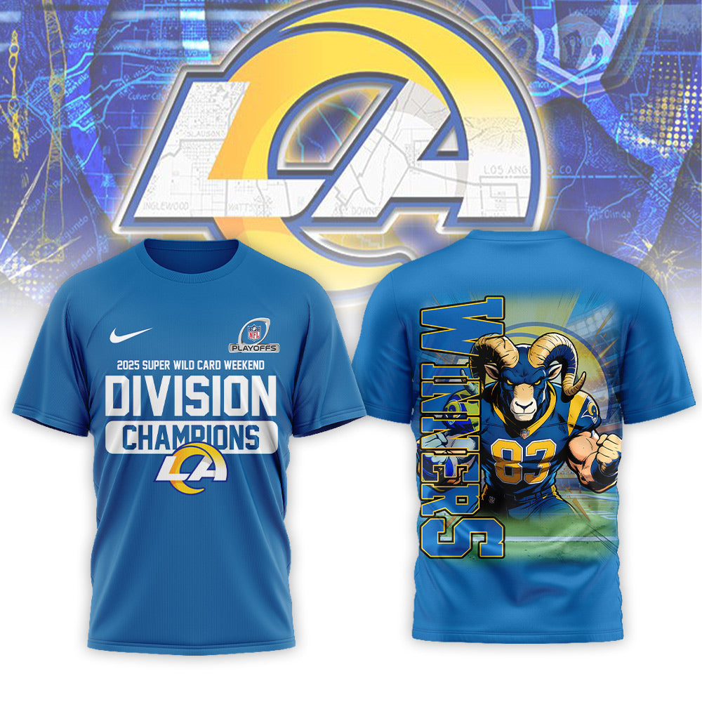 Los Angeles Rams | Premium NFL Wild Card Weekend 3D Shirt | NT21