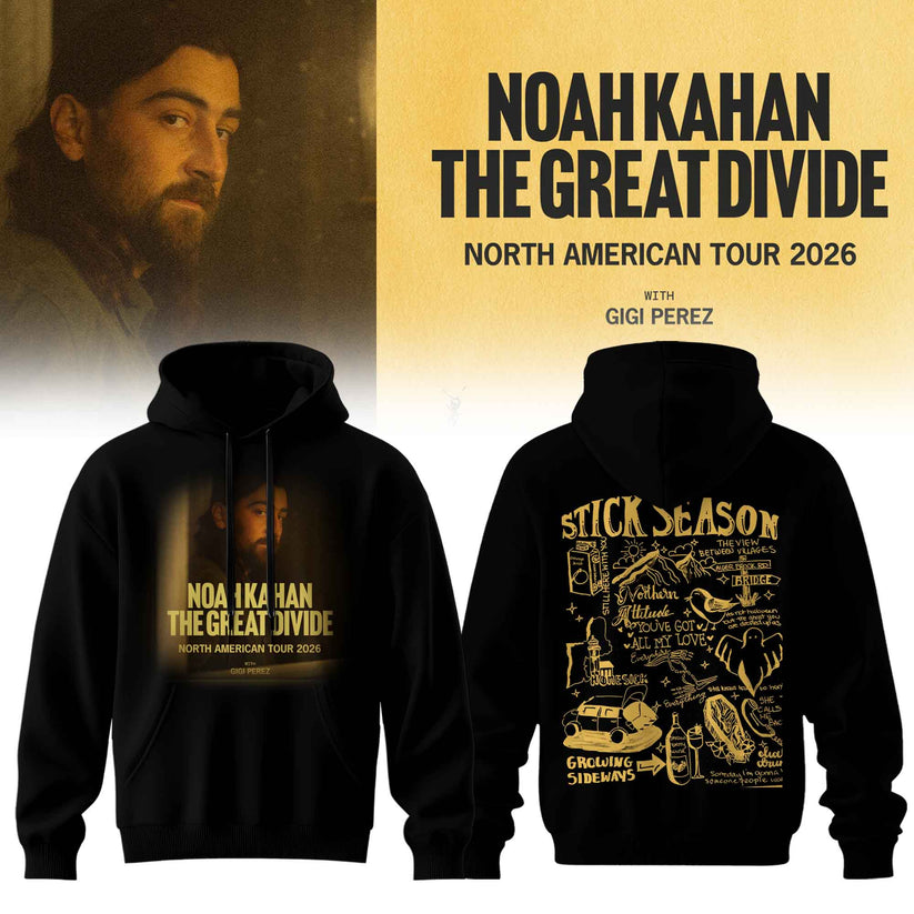 Noah Kahan - The Great Divide Tour Merch Limited Hoodie | LQ42