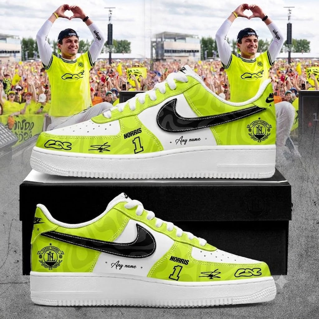 Limited Edition McLaren F1 Team 2026 Lando Norris GRANDSTAND LN1 AF1 Sneakers
