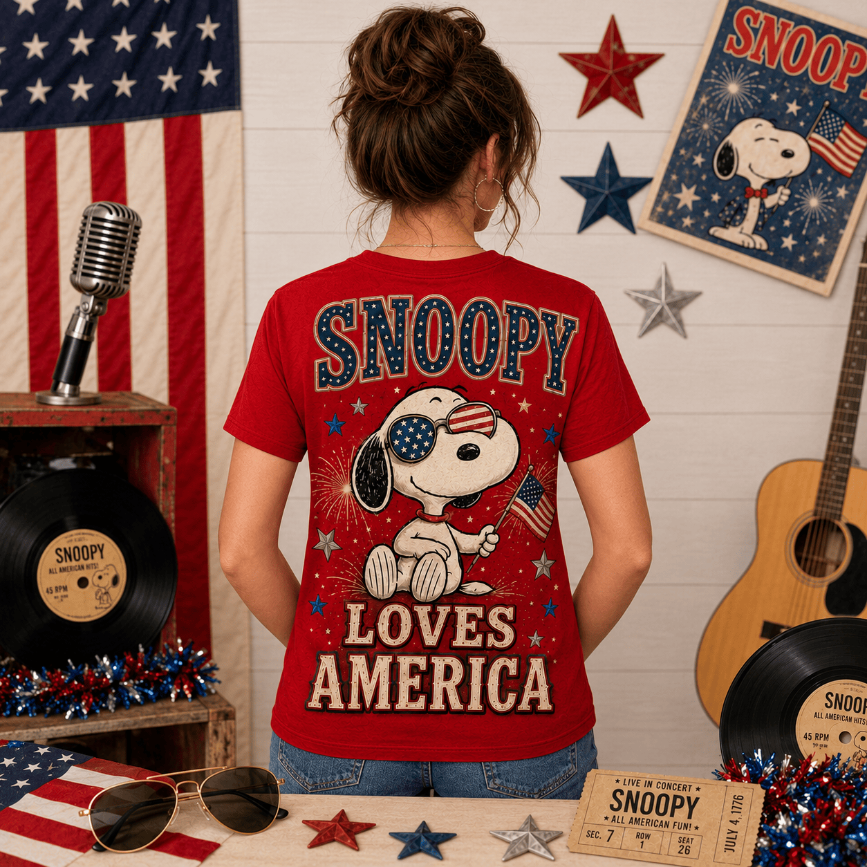 Premium SNPY America 250 Years of Freedom Tribute T-Shirt TD | TA47