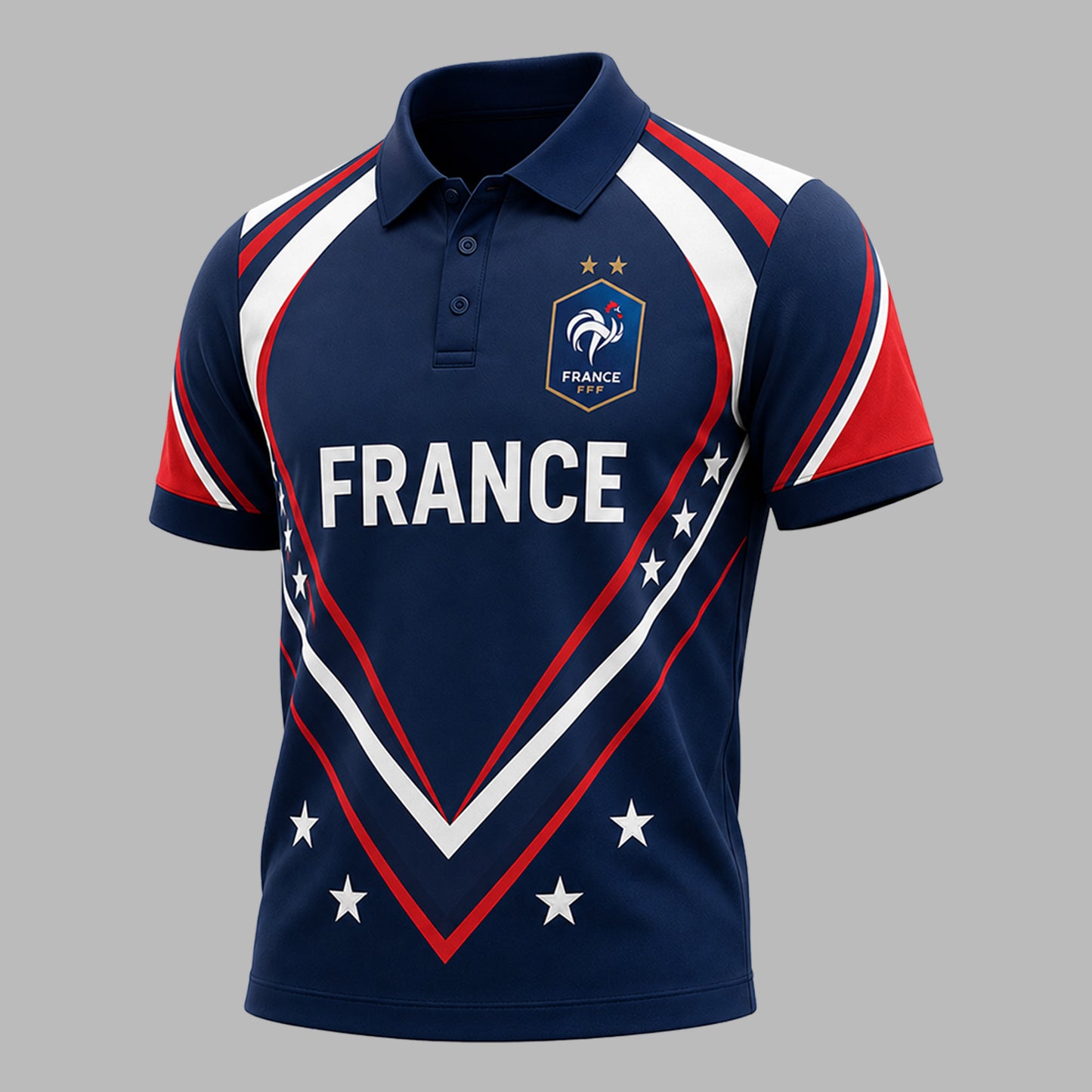 France - Premium WC26 National Pride Performance Polo & Shorts Set TD | IN93
