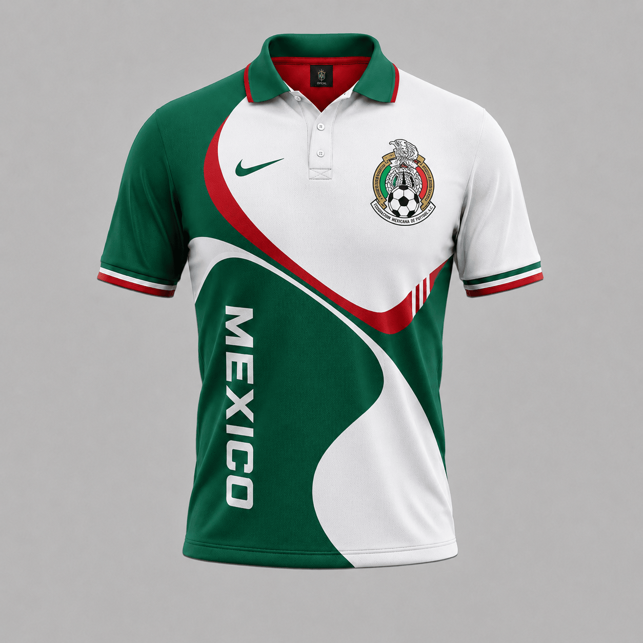Mexico | Premium WC26 Victory Heritage Polo Shirt TD | AO87