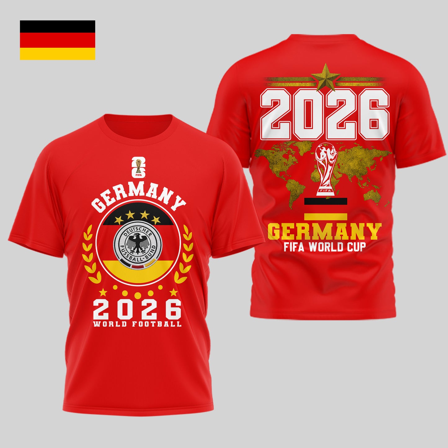Germany | Premium World Cup 2026 Legacy - WC26 3D Shirt TD | OK13