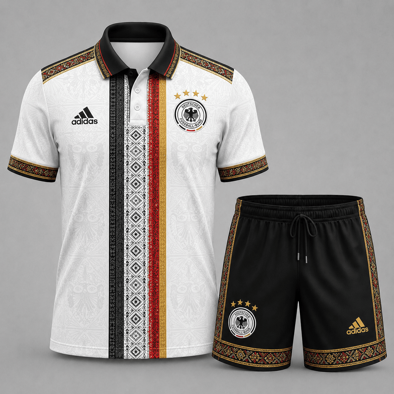 Germany | Premium WC26 Culture Polo & Shorts Set | NQ37