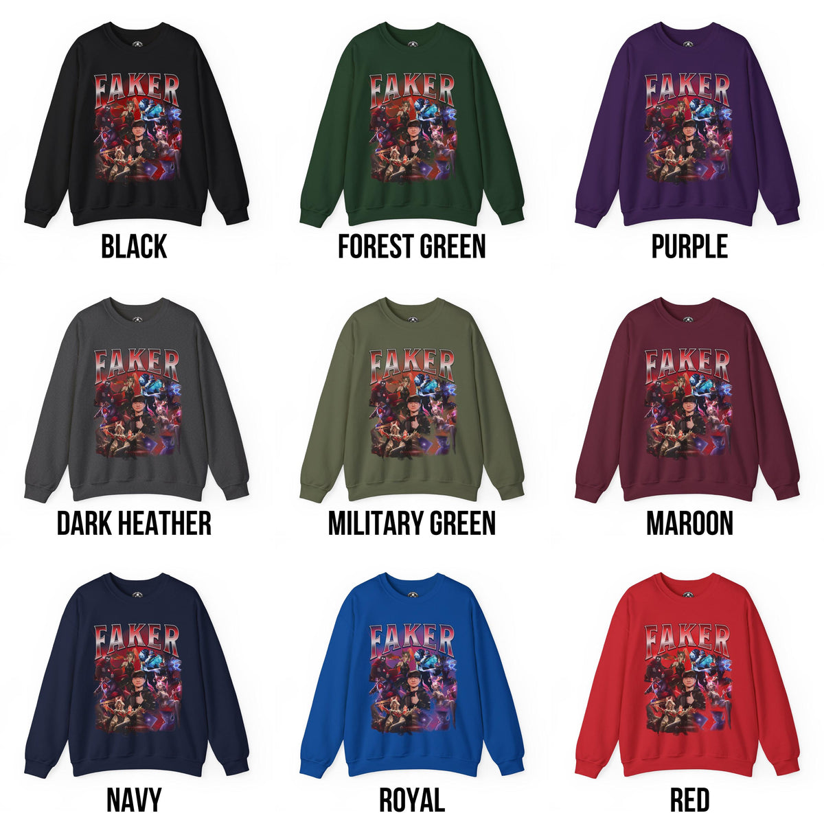 Faker League of Legends Sweatshirt: T1 Bootleg LoL Esports Fan Apparel | LE19