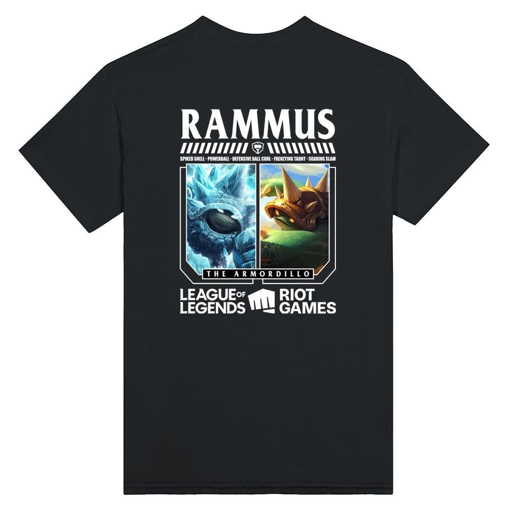 LoL Champions T-Shirt with the champion RAMMUS