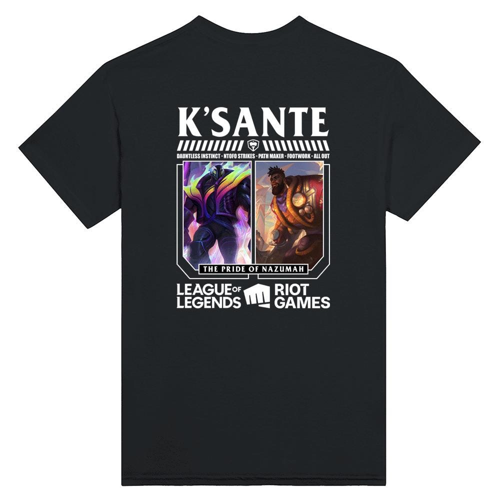 LoL Champions T-Shirt with the champion KSANTE