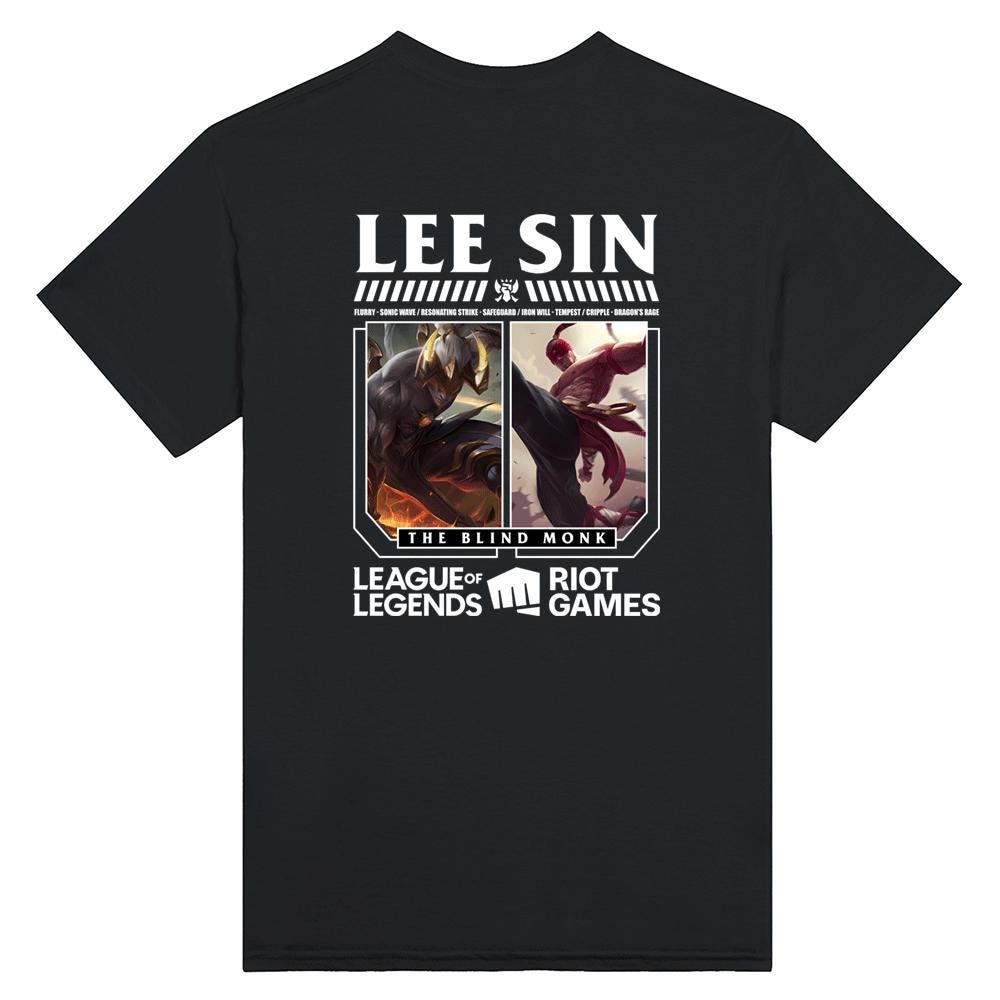 LoL Champions T-Shirt with the champion LEE SIN
