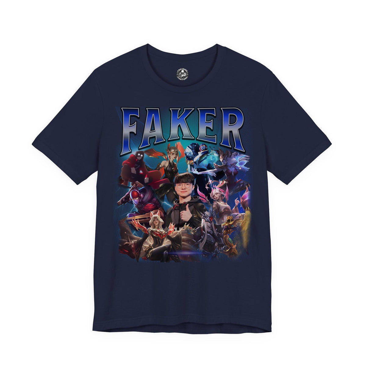 Faker League of Legends Vintage Rap Tee, Esports Fan Shirt | XU75