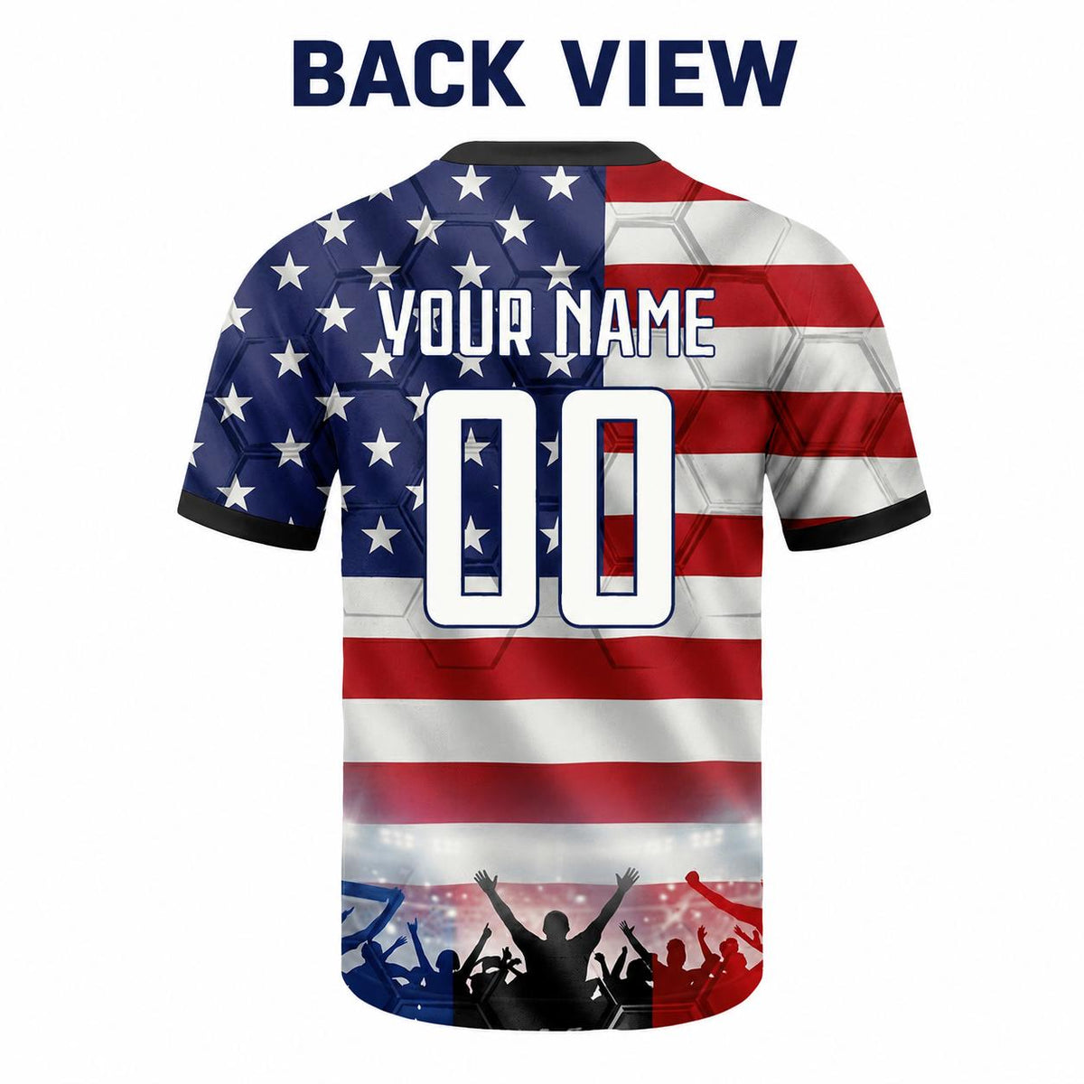 Custom USA Soccer Jersey 2026 World Cup, Personalized Name Number Shirt for Men Women Kids, USA Fan Apparel Gift | LR95