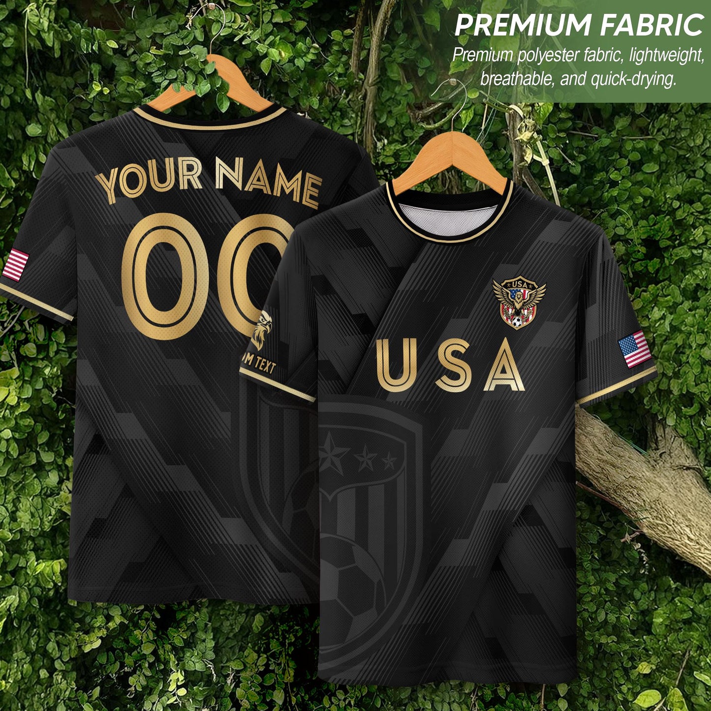 Custom USA Soccer Jersey For Men Women & Kids, Personalized American Soccer Jersey, Americana Game Day Outfit, USA Soccer Jersey Team | PR54