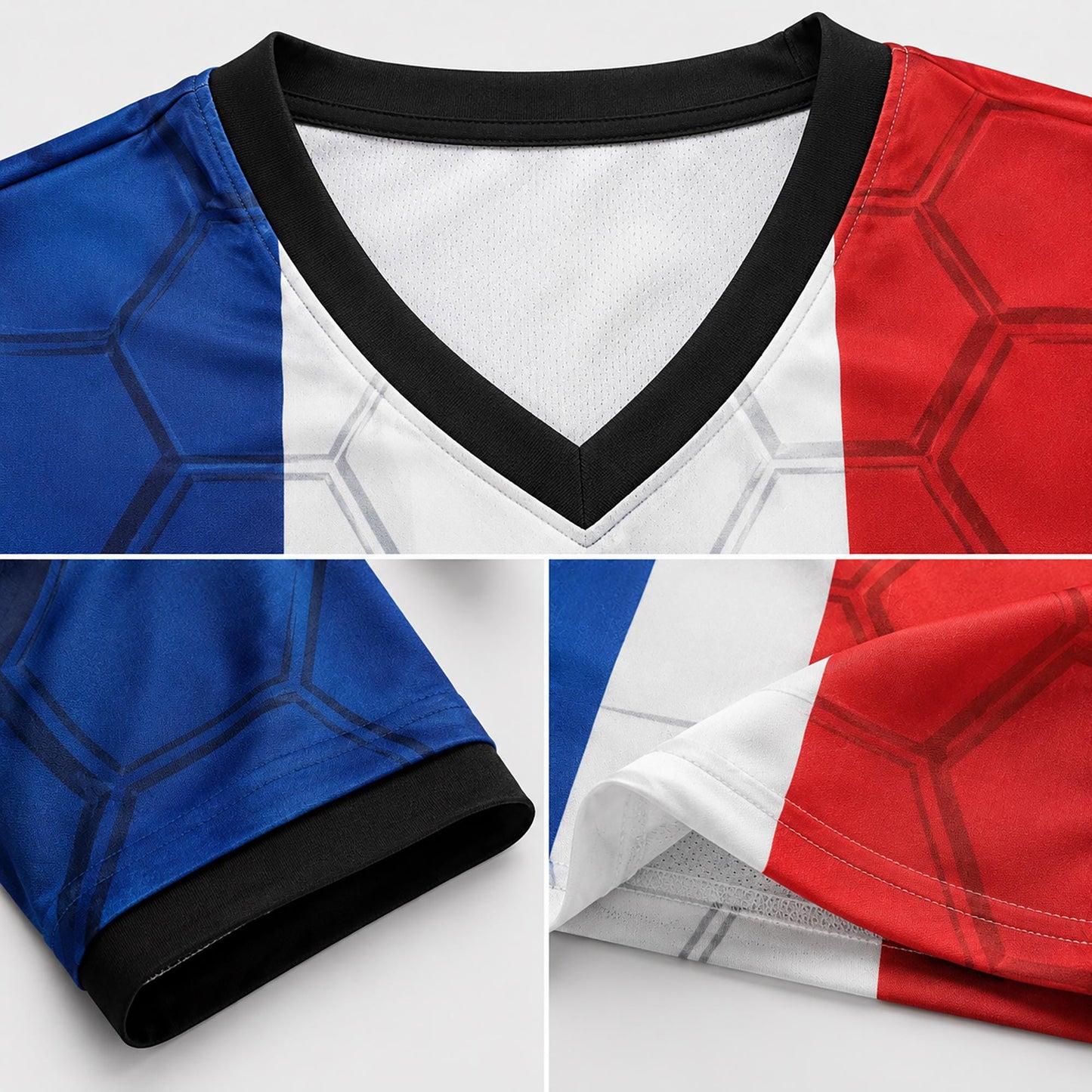 Custom France Crop Top Soccer Jersey 2026, Personalized Name Number World Cup Shirt for Women, Game Day Fan Gift | XT54