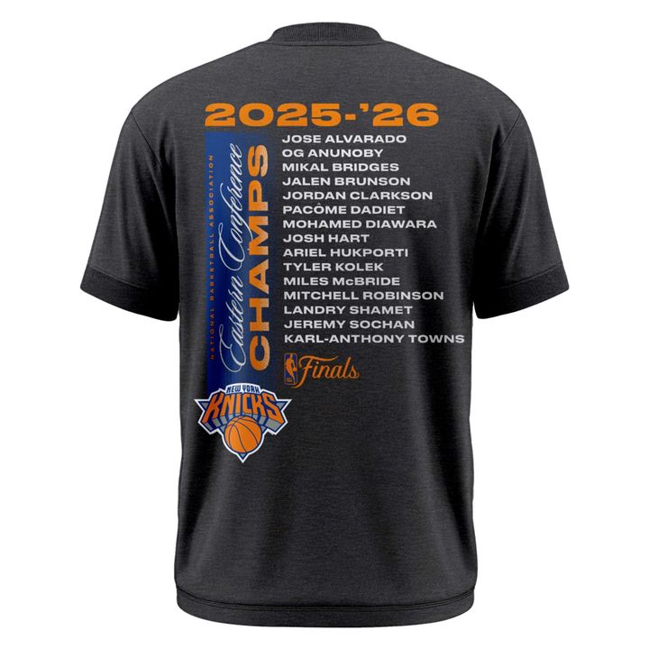 Exclusive New York Knicks 2026 Eastern Conference Champions Locker Room T-Shirt. | FC92