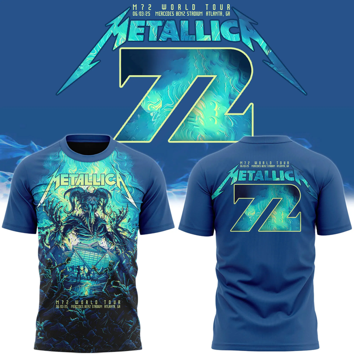 Metallica M72 Tour at Mercedes-Benz Stadium T-shirt | HN29