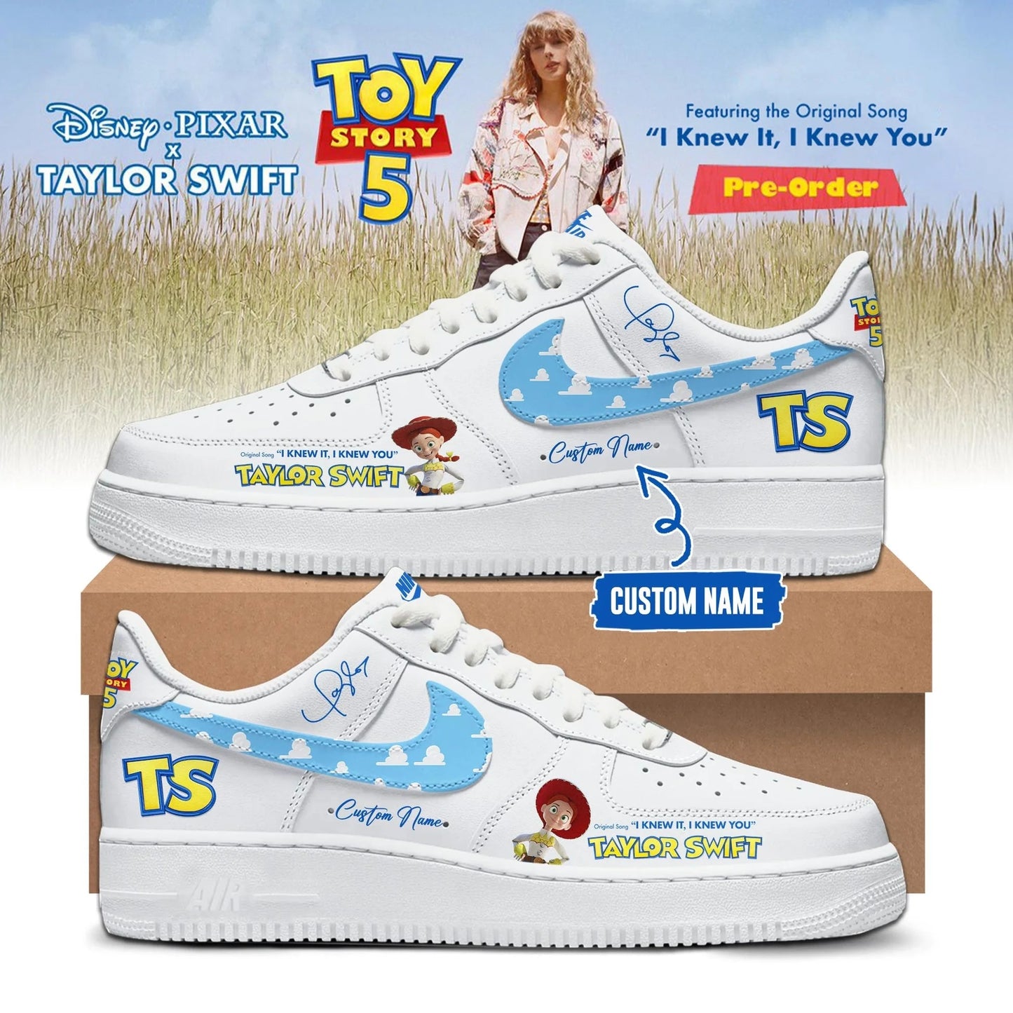 TS x Toy Story 5 "I Knew It, I Knew You" AF1 Shoes 2026 | JR90
