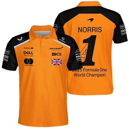 McLaren Lando Norris 2025 F1 World Champions Limited Edition Polo