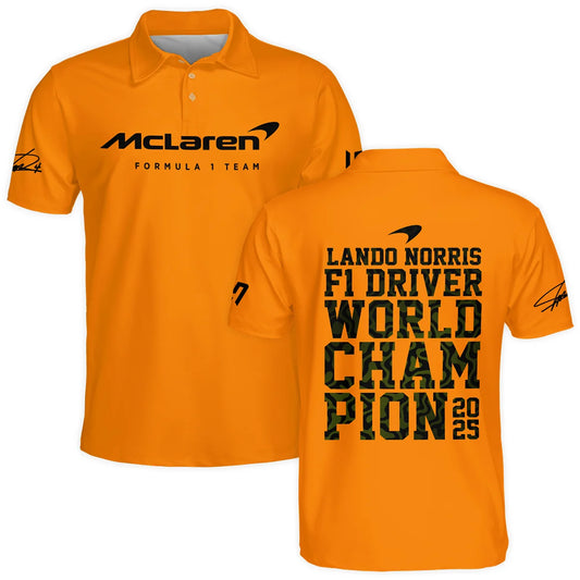 McLaren Lando Norris 2025 F1 World Champions Limited Edition Shirt