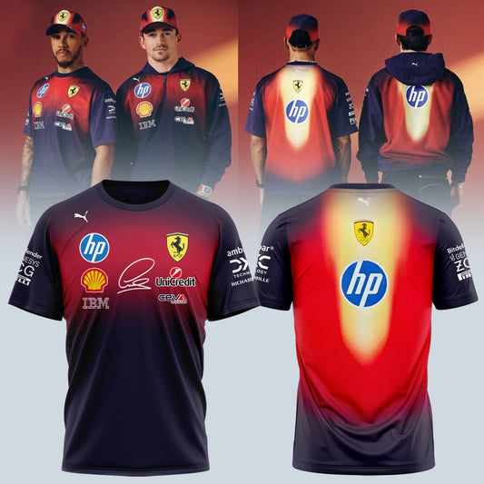 ___,Scuderia Ferrari Signature ”Lewis Hamilton” - Tshirt 2026 | UW35