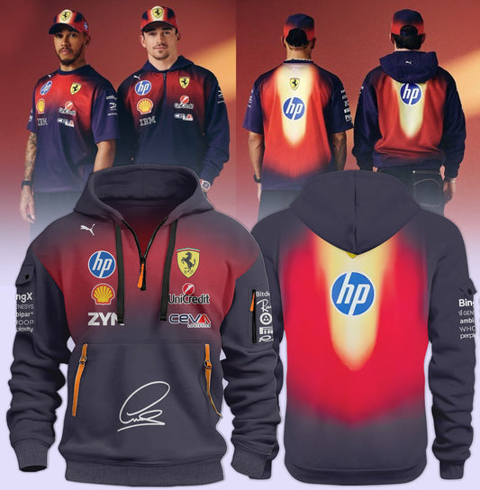 ___,Scuderia Ferrari Signature ”Lewis Hamilton” – HOODIE JACKET 2026 | JD36