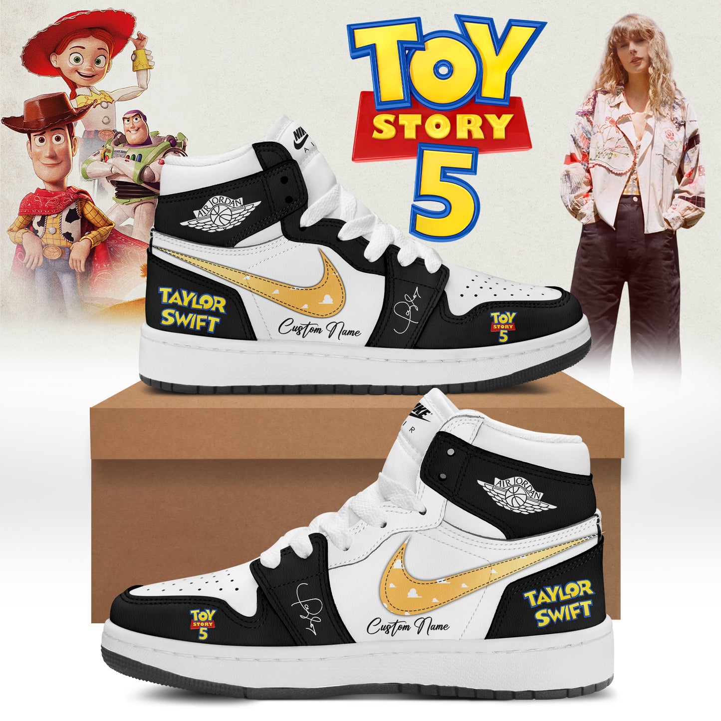 Taylor Swift x Toy Story 5 Limited Edition Signature - AJ1 Shoes | EF77