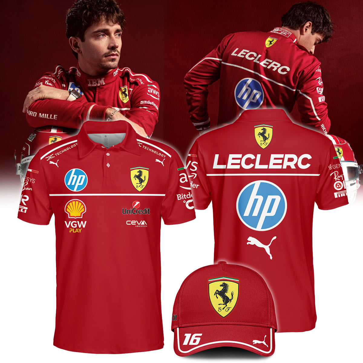 _Limited Edition Polo Charles Leclerc. | IY39