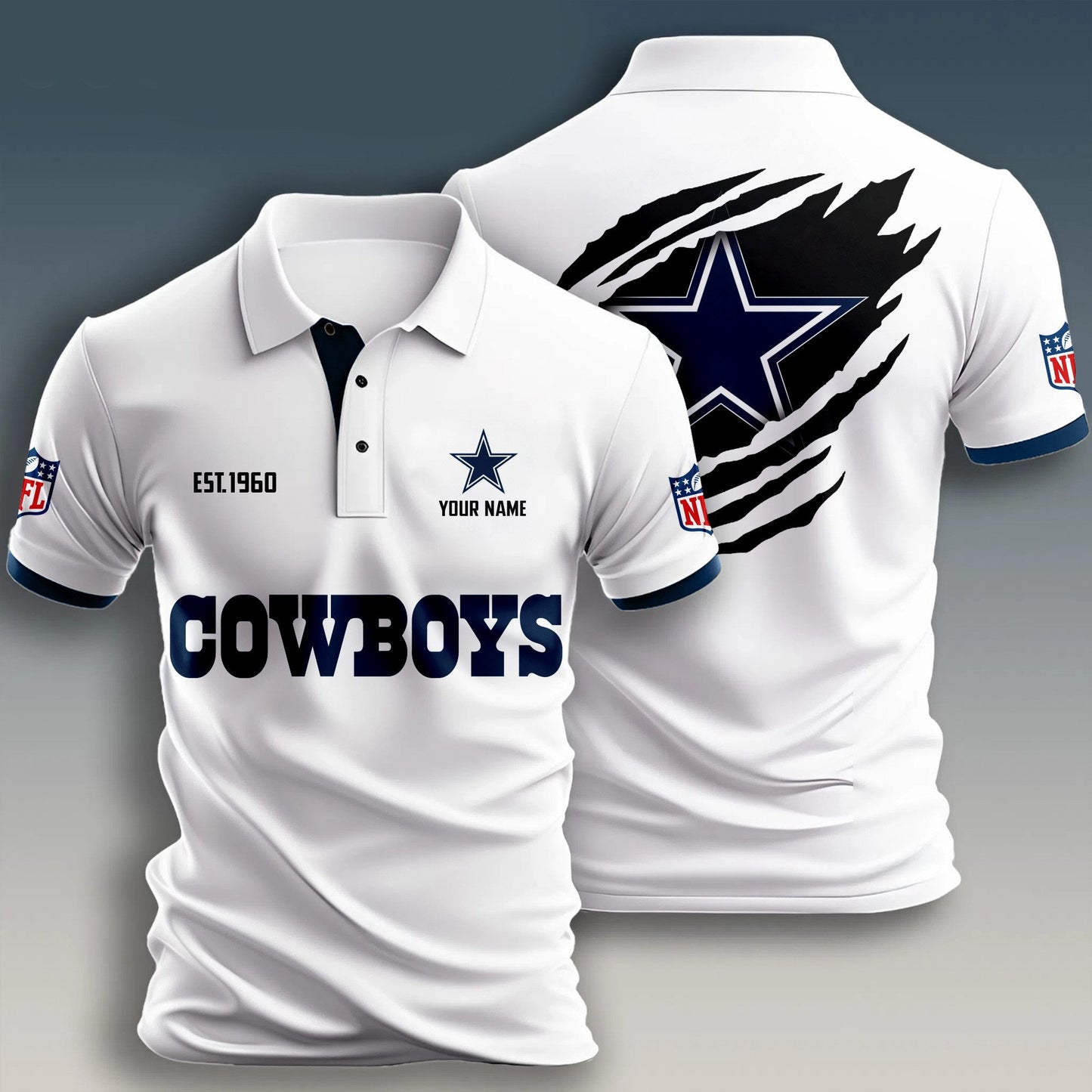 Dallas Cowboys | Premium NFL Polo Shirt | QF52