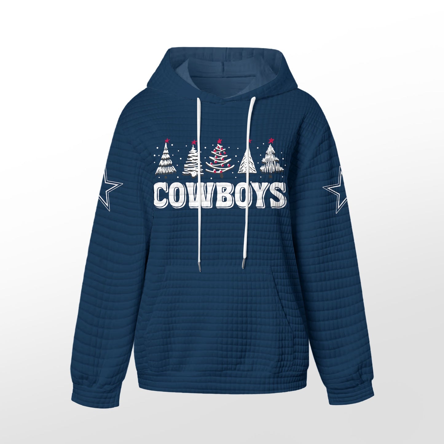Dallas Cowboys | Premium NFL Christmas Waffle Hoodie HY | GT36