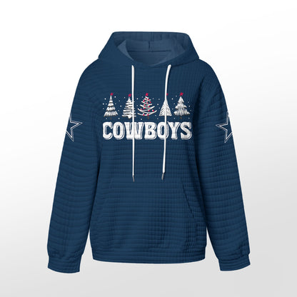 Dallas Cowboys | Premium NFL Christmas Waffle Hoodie HY | GT36