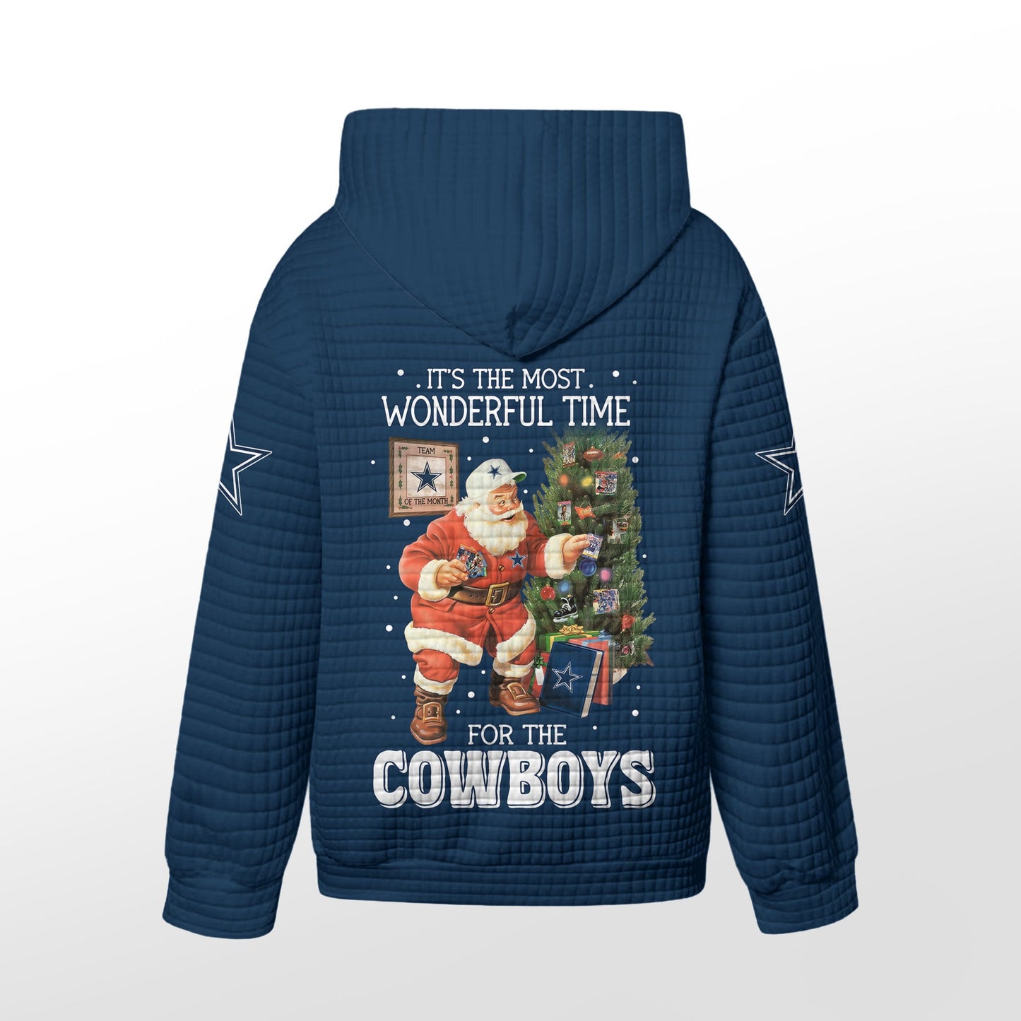 Dallas Cowboys | Premium NFL Christmas Waffle Hoodie HY | GT36