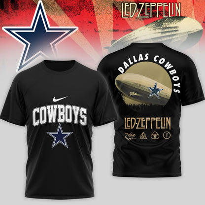 Dallas Cowboys | Premium NFL Led Zeppelin 3D Shirt | WP56