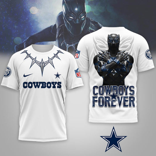 Dallas Cowboys | Premium NFL Black Panther 3D Shirt | ZL46