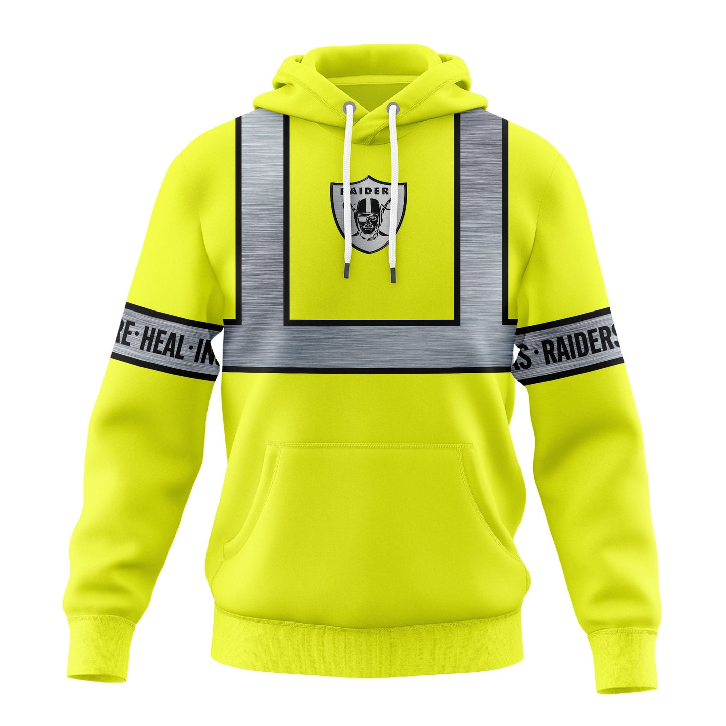 Las Vegas Raiders | Premium NFL Nurse Safety Hi Vis Hoodie | ZY73