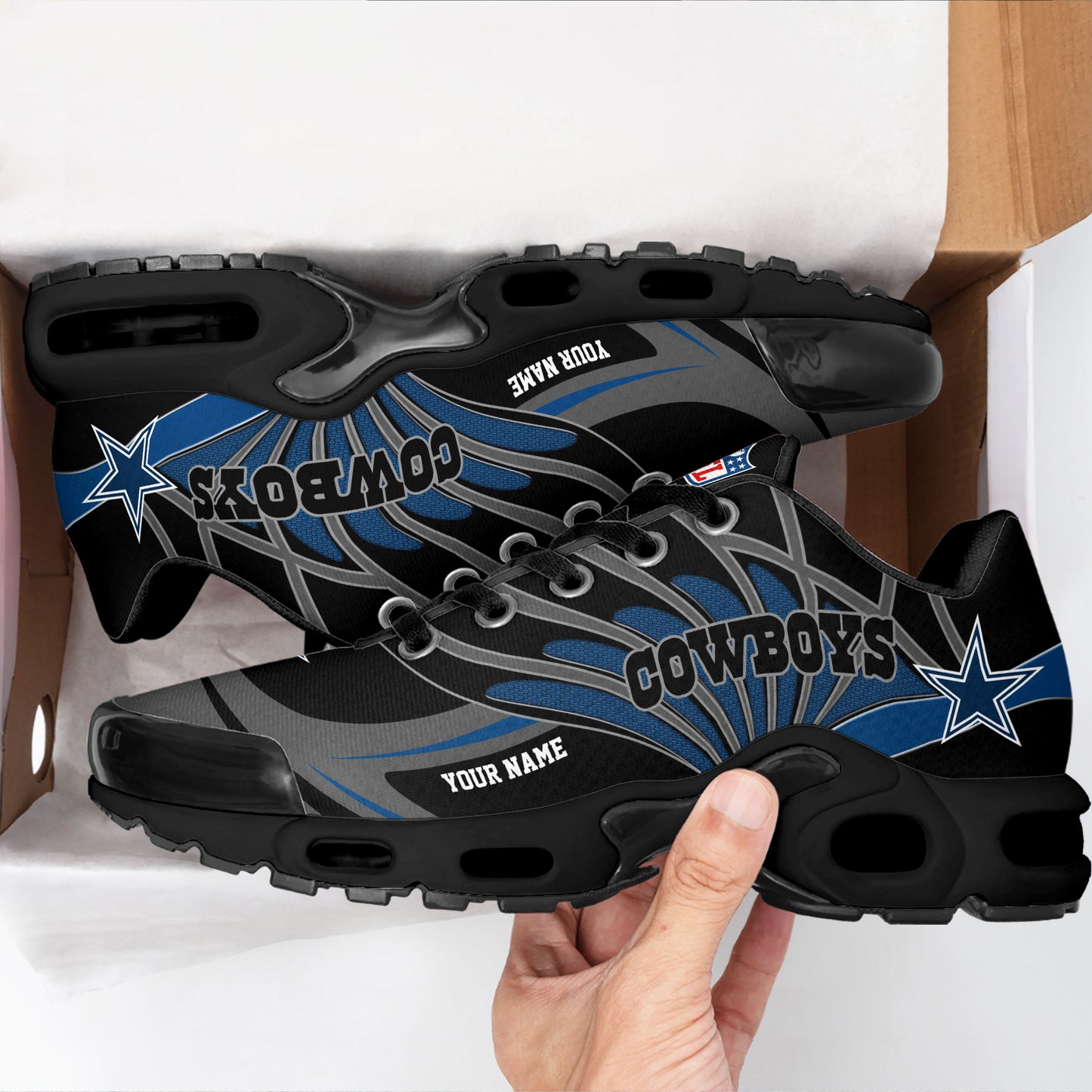 Dallas Cowboys | Premium NFL Custom GameDay Energy Air Max Shoes | JW46