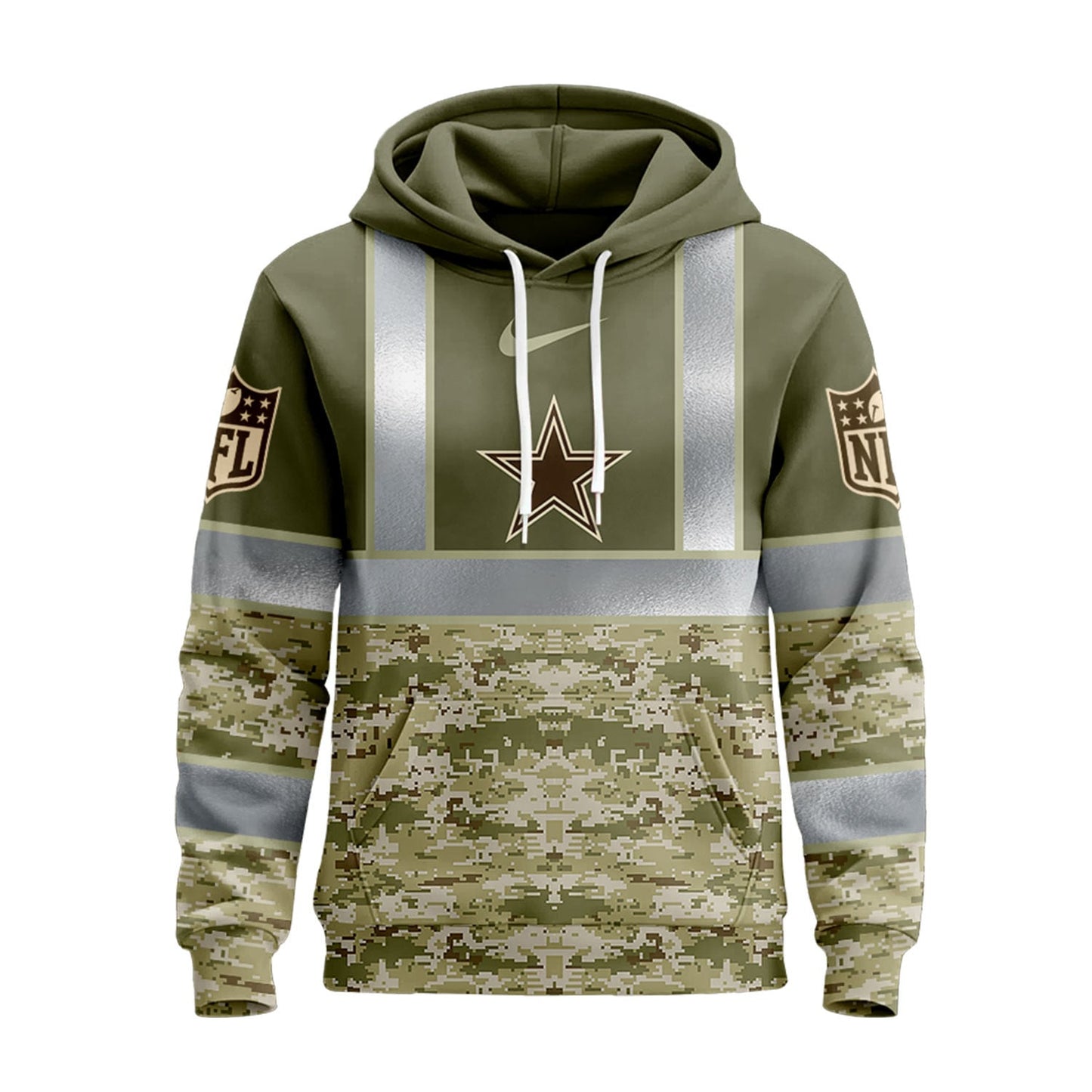 Dallas Cowboys | Premium NFL Hi Vis Salute to Service Hoodie | CZ11