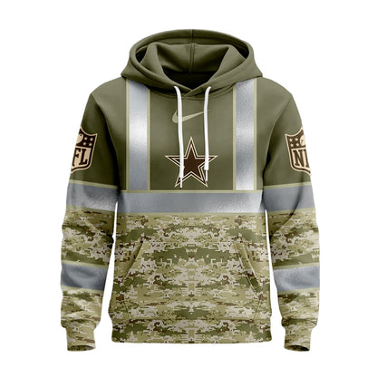 Dallas Cowboys | Premium NFL Hi Vis Salute to Service Hoodie | CZ11