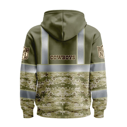 Dallas Cowboys | Premium NFL Hi Vis Salute to Service Hoodie | CZ11