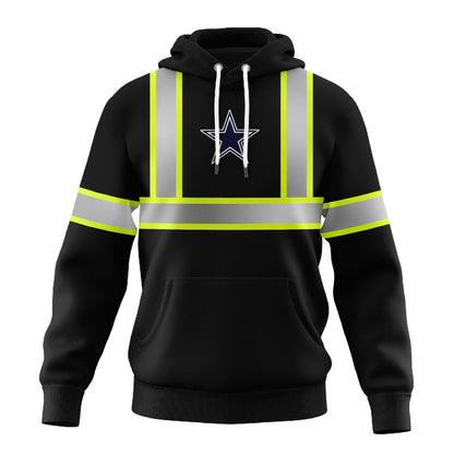 Dallas Cowboys | Premium NFL Hi Vis Safety Reflective Hoodie | UD18