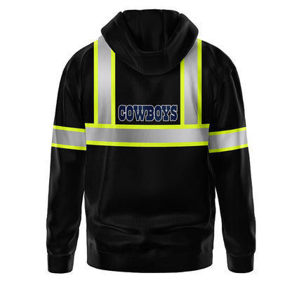 Dallas Cowboys | Premium NFL Hi Vis Safety Reflective Hoodie | UD18