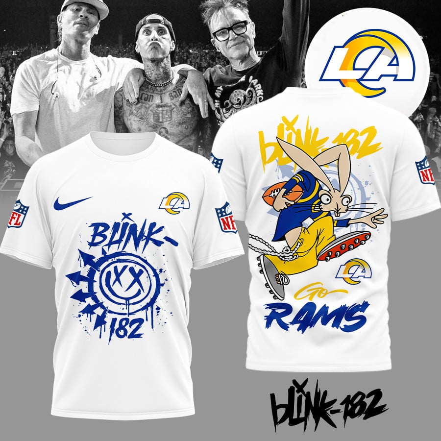Los Angeles Rams | Premium NFL Blink 182 3D Shirt | WE17